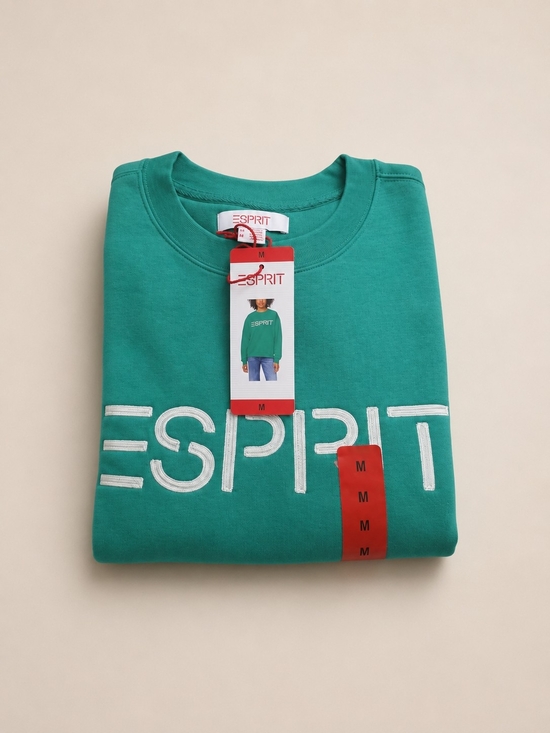 Esprit Sweaters - NWT Esprit Viral Crewneck Sweatshirt GREEN M NWT